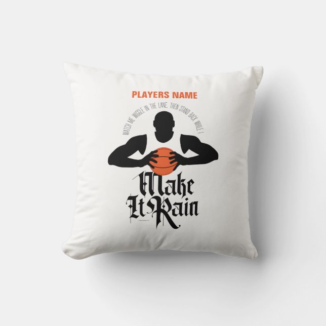 Zorg dat het Sierkussen Regen (Basketball) (Voorkant)