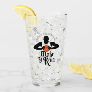 Zorg dat het weer Regen (Basketball) Glas