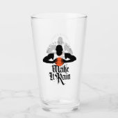 Zorg dat het weer Regen (Basketball) Glas (Voorkant)