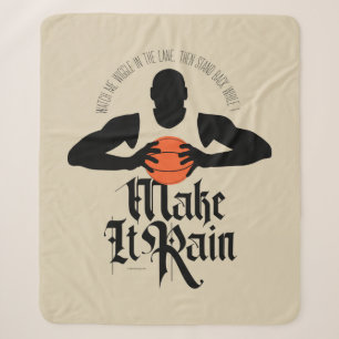 Zorg dat het weer Regen (Basketball) Sherpa Deken