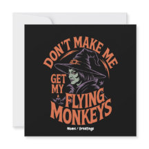 Zorg dat ik mijn vliegende apen niet hoef te halen