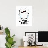 Zorg Dat Je Blad Op Orde Is Grappige Geest Punt Poster (Thuiskantoor)