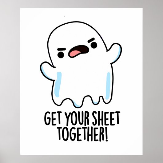 Zorg Dat Je Blad Op Orde Is Grappige Geest Punt Poster (Voorkant)