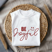 Zorg dat je blij bent T-shirt, Kerstsfeer, Feestda Trui