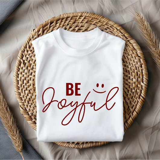 Zorg dat je blij bent T-shirt, Kerstsfeer, Feestda Trui