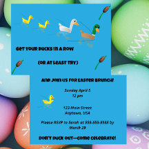 Zorg dat je Eenden op een Rij staan voor Brunch