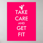 Zorg dat u er klein voor bent poster (Voorkant)