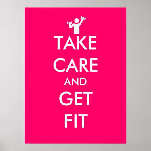 Zorg dat u er klein voor bent poster (Voorkant)