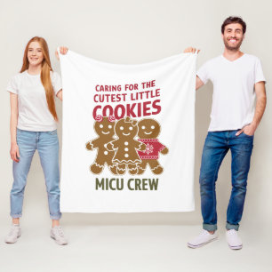 Zorg dragen voor de schattigste kleine koekjes Nic Fleece Deken