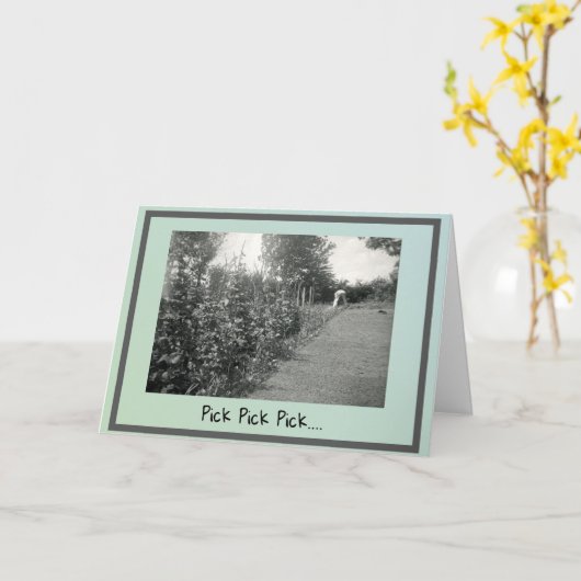 Zorg en zorg Kaart (Gele Bloem)