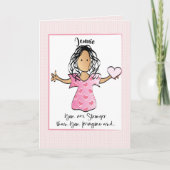 Zorg en zorg Kaart voor haar (Voorkant)