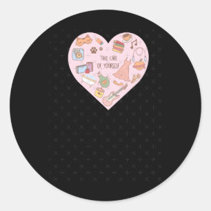 Zorg ervoor dat u zich bewust bent van uw geesteli ronde sticker