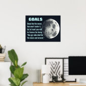 Zorg ervoor u uw doelstellingen zeer hoog (L) plaa Poster (Thuiskantoor)
