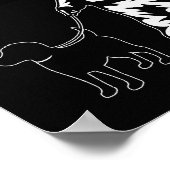 "Zorg goed voor elkaar" T-shirt met capuchon/hond Poster (Hoek)