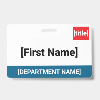 Zorg ID-badge Badge
