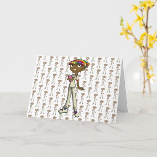 Zorg Kaart (Gele Bloem)