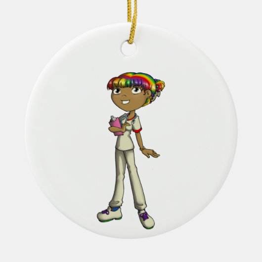 Zorg Keramisch Ornament (Voorkant)