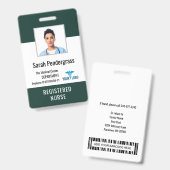 Zorg Medisch Centrum Personeel Foto ID Badge (Voor- en achterkant)