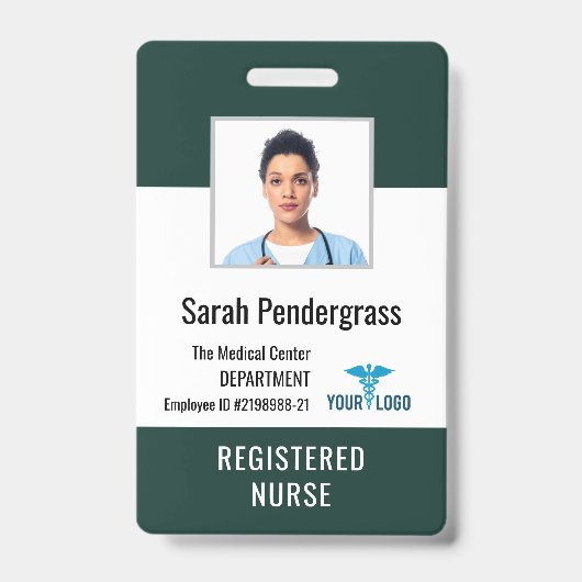 Zorg Medisch Centrum Personeel Foto ID Badge (Voorzijde)