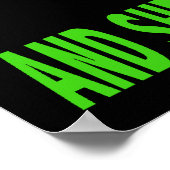 ZORG NEMEN VOOR HET AARDE POSTER (Hoek)