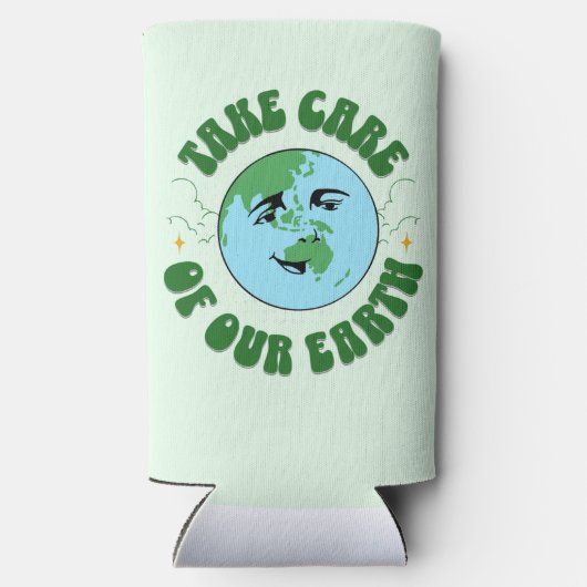 ZORG NEMEN VOOR ONZE AARDE SELTZER BLIKJESKOELER (Achterkant)