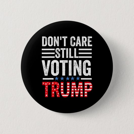 Zorg nog steeds stemmen Trump 2024 Ronde Button 5,7 Cm (Voorkant)