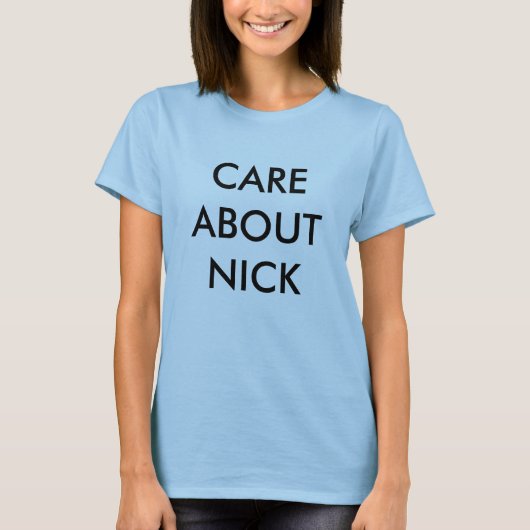 ZORG OVER NICK (MCCARTHY) T-SHIRT (Voorkant)