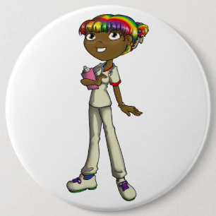 Zorg Ronde Button 6,0 Cm