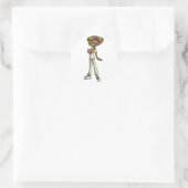 Zorg Ronde Sticker (Tas)
