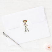 Zorg Ronde Sticker (Envelop)