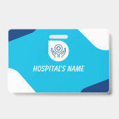 Zorg Verpleegster Foto ID Badge Card (Achterkant)