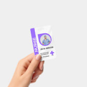 Zorg Verpleegster Foto ID Badge Card (Handheld)