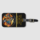 Zorg voor Brahma Chickens op een levendig Boerderi Bagagelabel (Voorkant (horizontaal))