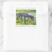 Zorg voor de Aarde in de Sticker (Tas)