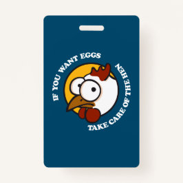 Zorg voor de hen 1 badge