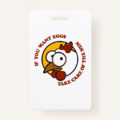 Zorg voor de hen 1 badge (Achterkant)