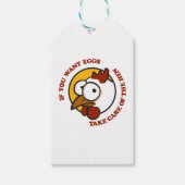 Zorg voor de hen 1 cadeaulabel (Voorkant)