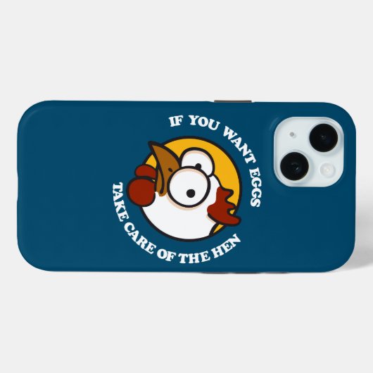 Zorg voor de hen 1 Case-Mate iPhone case (Achterkant (horizontaal))