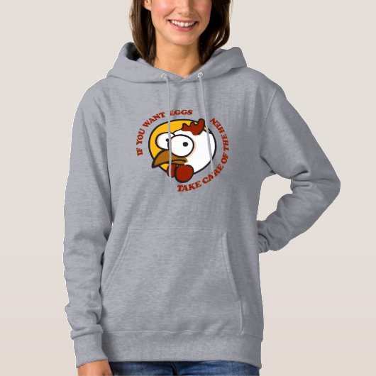 Zorg voor de hen 1 hoodie (Voorkant)