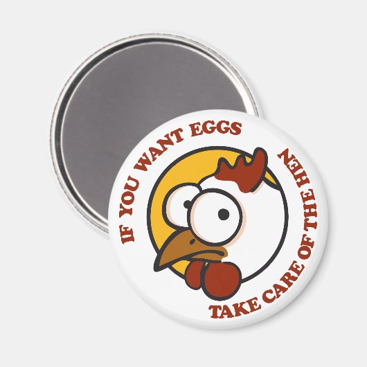 Zorg voor de hen 1 magneet (Voorkant / Achterkant)