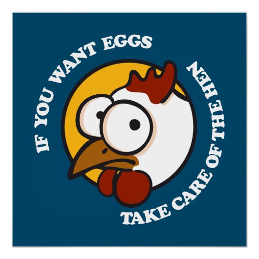 Zorg voor de hen 1 perfect poster (Voorkant)