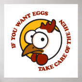 Zorg voor de hen 1 poster (Voorkant)