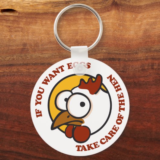 Zorg voor de hen 1 sleutelhanger (Voorkant)