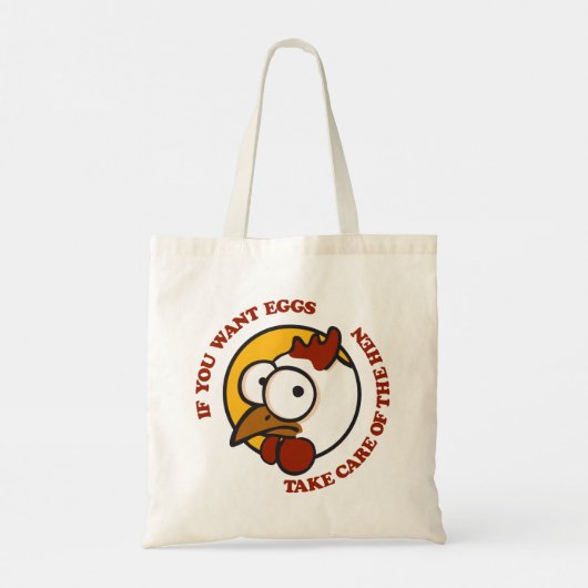 Zorg voor de hen 1 tote bag (Achterkant)