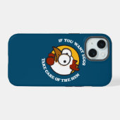 Zorg voor de kip 1 iPhone 15 case (Achterkant horizontaal)