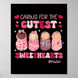 Zorg voor de Schattigee lieverdjes Nicu Nurse Vale Poster