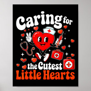 Zorg Voor De Schattigste Zoete Hartjes Nicu Verple Poster