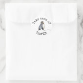 Zorg voor Earth Penguin Stickers (Tas)