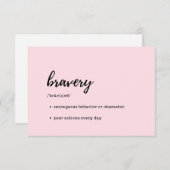 Zorg voor een patiëntenkaart - Definitie van Brave Kaart (Voorkant / Achterkant)