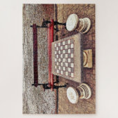 Zorg voor een spel van schaak? legpuzzel (Verticaal)